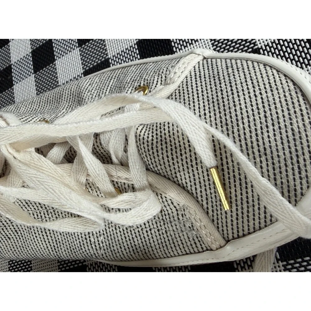 Keds Jump Kick Dream Foam Low Top Sneakers Cream Black Stripe Size 7.5 Nautical‎